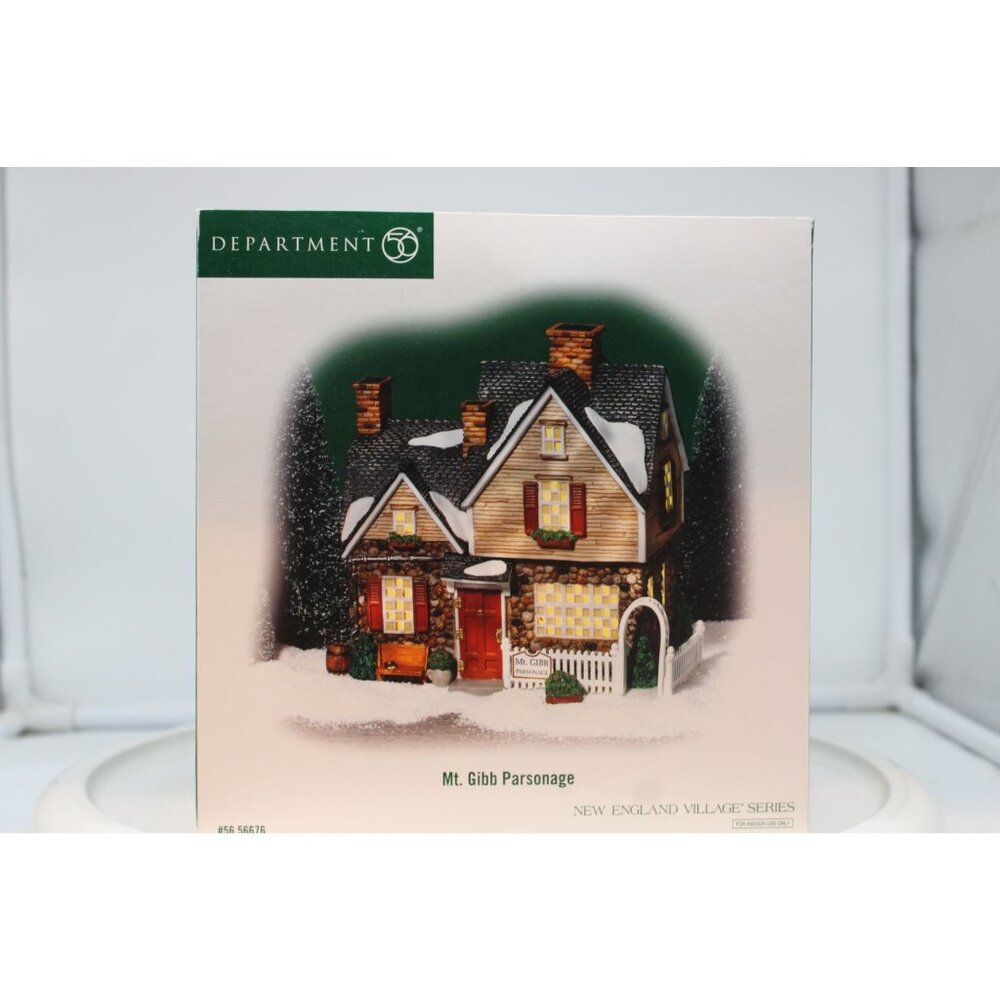 Dept 56 New England Village - Mt. Gibb Parsonage